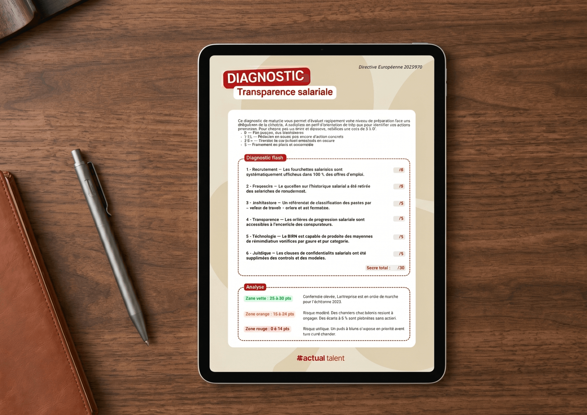 Transparence salariale : mesurez votre mise en conformité RH grâce au diagnostic flash