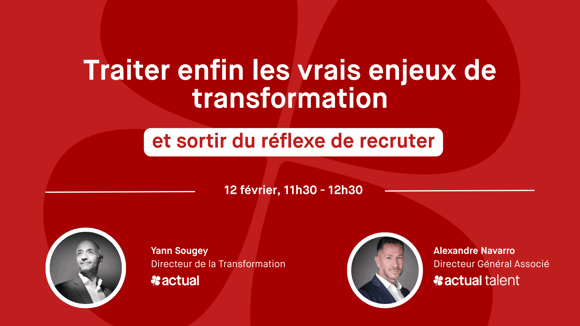 Traiter enfin les vrais enjeux de transformation